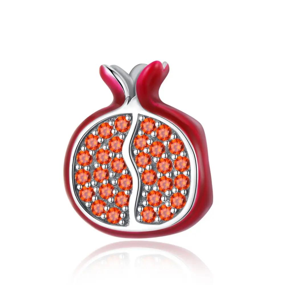 New Copper Red Christmas New Year Animal Love Flower Pendant Beads Fit Original Bracelets Necklaces Jewelry Gifts