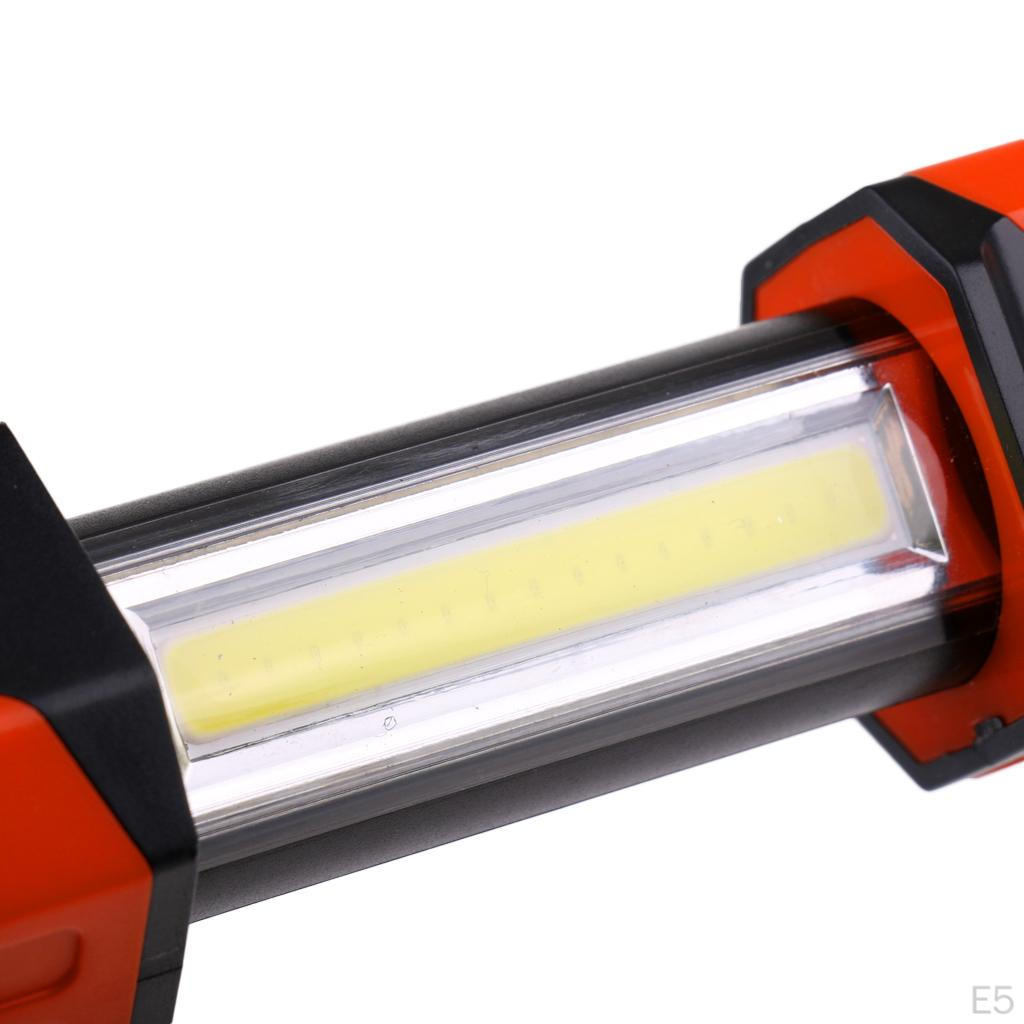 Bright COB Light Inspection Work Portable Flashlight Torch 3.5cm