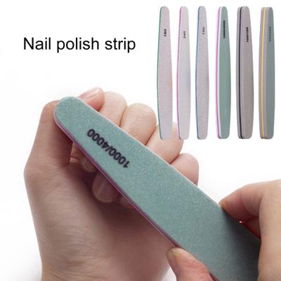 Duurzame nagelschuurbuffer Wasbare grove deeltjes DIY-nagel