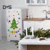 1 Set Christmas Tree Fridge Magnet Waterproof PVC 3D Merry Christmas Refrigerator Magnet Home Kitchen Fridge Locker Car Body Decoration Sticker
