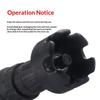 Nut Extractor Drill Bit Adapter Rust Proof Damaged Bolt Remover 1/2 Inch Drive Compatible for Farm Equipment Auto Repair Use