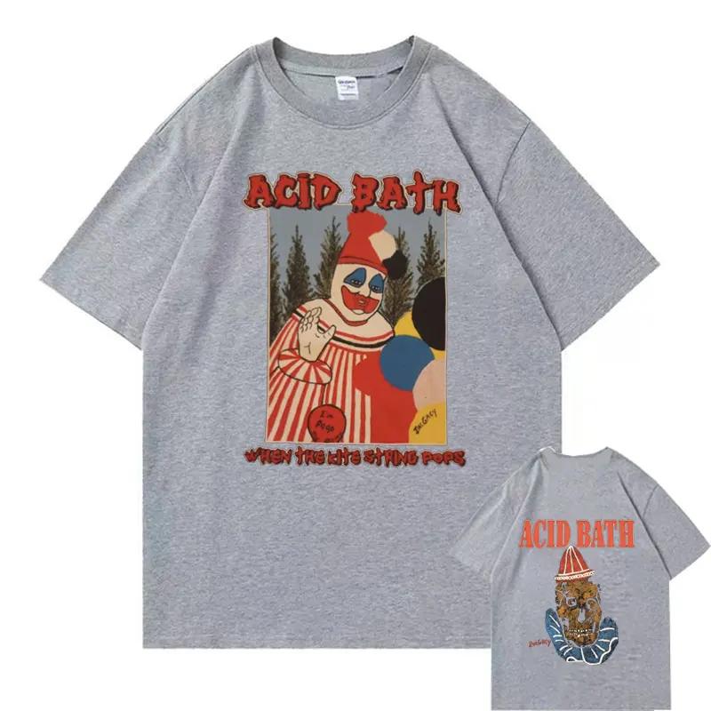 

Acid Bath When The Kite String Pops Графічний принт з обкладинки альбому Футболка Чоловіки Жінки Вінтажний Готичний Рок Футболка Чоловічий Хіп-Хоп Оверсайз Вуличний Одяг Футболки XXXL бежевий