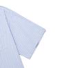 Covernat Whale Logo Stripe Half Shirt Light Blue
