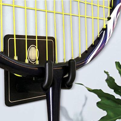 2 Pieces Wall Mounted Racket Rack Badminton Hook Storage Vertical