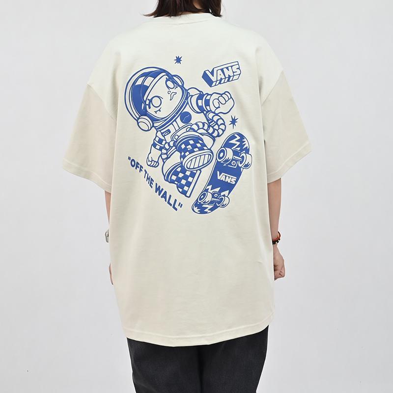 Vans Off The Wall Casual Series Simple Round Neck Versatile Short Sleeve T-Shirt Men Tops VN000RA72N1
