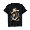 Czas na Line Dance T-shirt Western Country Vintage Sprane ubrania designerskie Unisex Codzienny streetwear Miękki