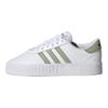 Adidas Neo Court Bold Non-Slip Durable Low-Top Skate Shoes Women Sneakers White Green FY9995
