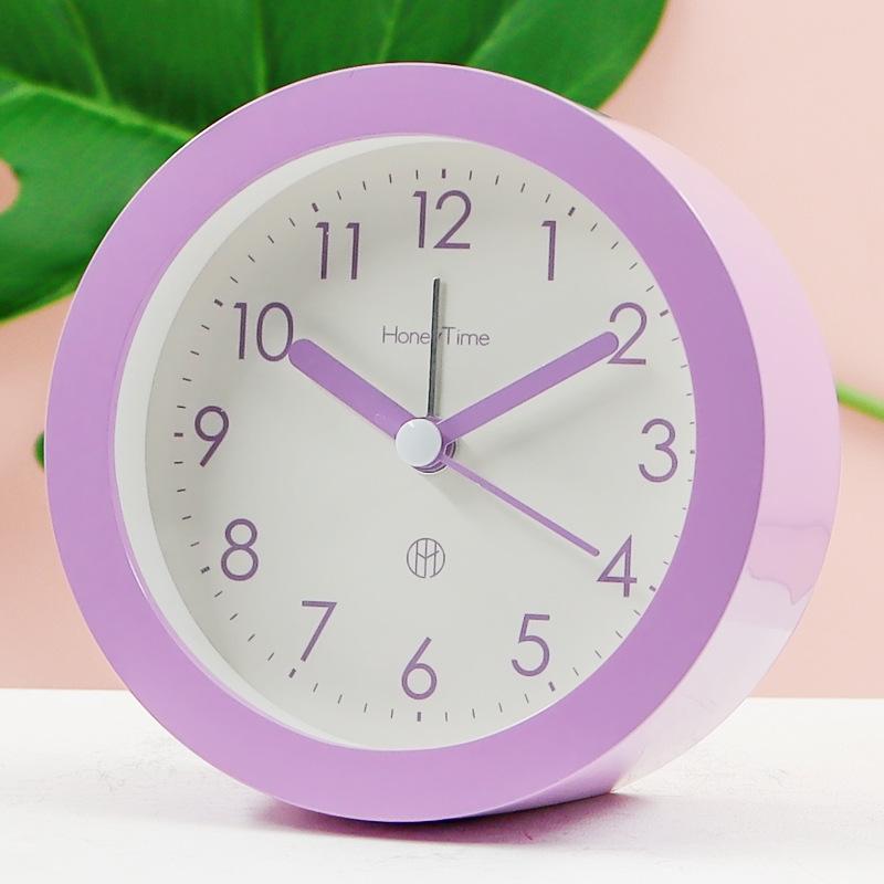 

Silent Study Small Alarm Clock Nordic Style Simple Ins Bedroom Clock Students Use Creative Internet Celebrity Bedside Clock