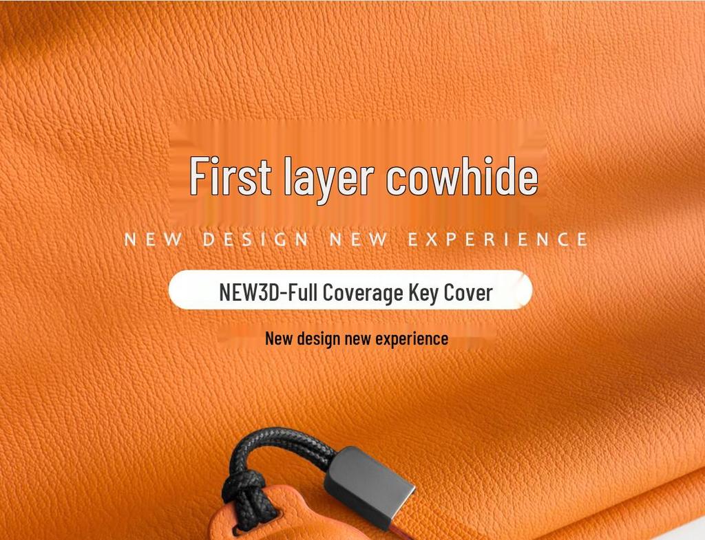 Premium Ceramic Key Shell for 2026 NIO ES8 ET9 - Genuine Leather Cover & Buckle for Men & Women