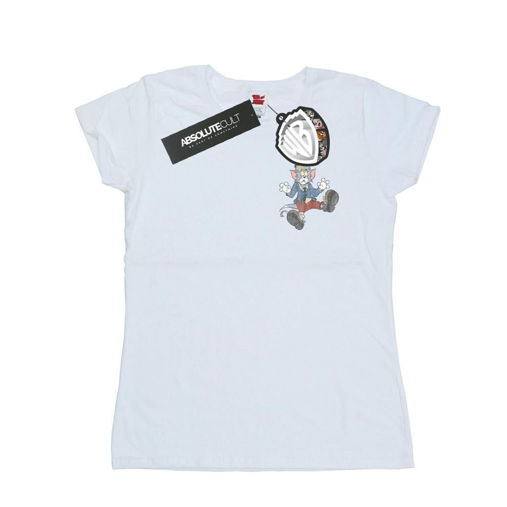 Tom and Jerry Womens/Ladies Frankenstein Tom Cotton T-Shirt