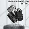 4Pcs Aluminum Alloy Car Wheel Tire Valve Caps Stem Cover For Rdesign XC60 XC90 XC40 V50 V60 V40 EX30 S60 C30 V70 S90 AWD