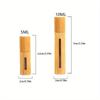 5ml 10ml Bamboo Wood Bottle Perfume Empty Oil Bottle Stainless Roll On Ball Perfume Aromatherapy Bottle Oil Roller Bottle