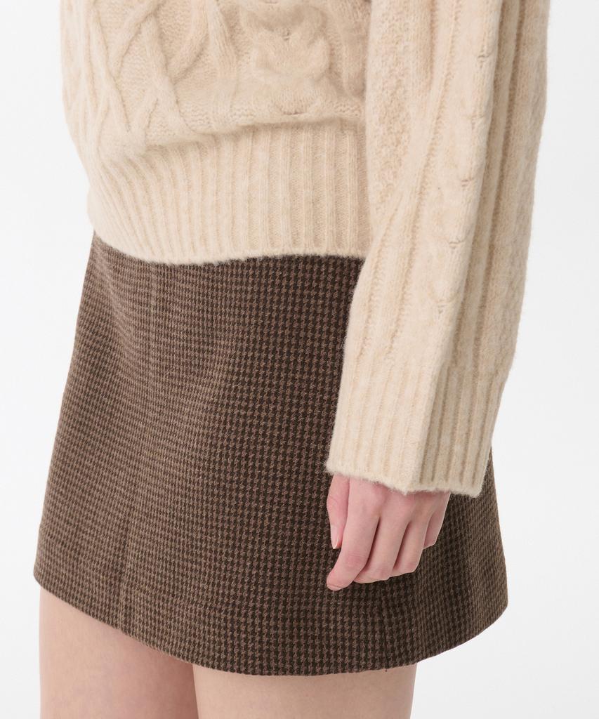 MUSINSA STANDARD WOMAN Women'S Soft Aran Cable Knit [Ivory]