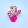10 Pezzi Mini Misti Con Unicorni Cartoon Lucidi Acrilico Kawaii Abbellimenti per Scrapbooking Accessori Fai da Te H64