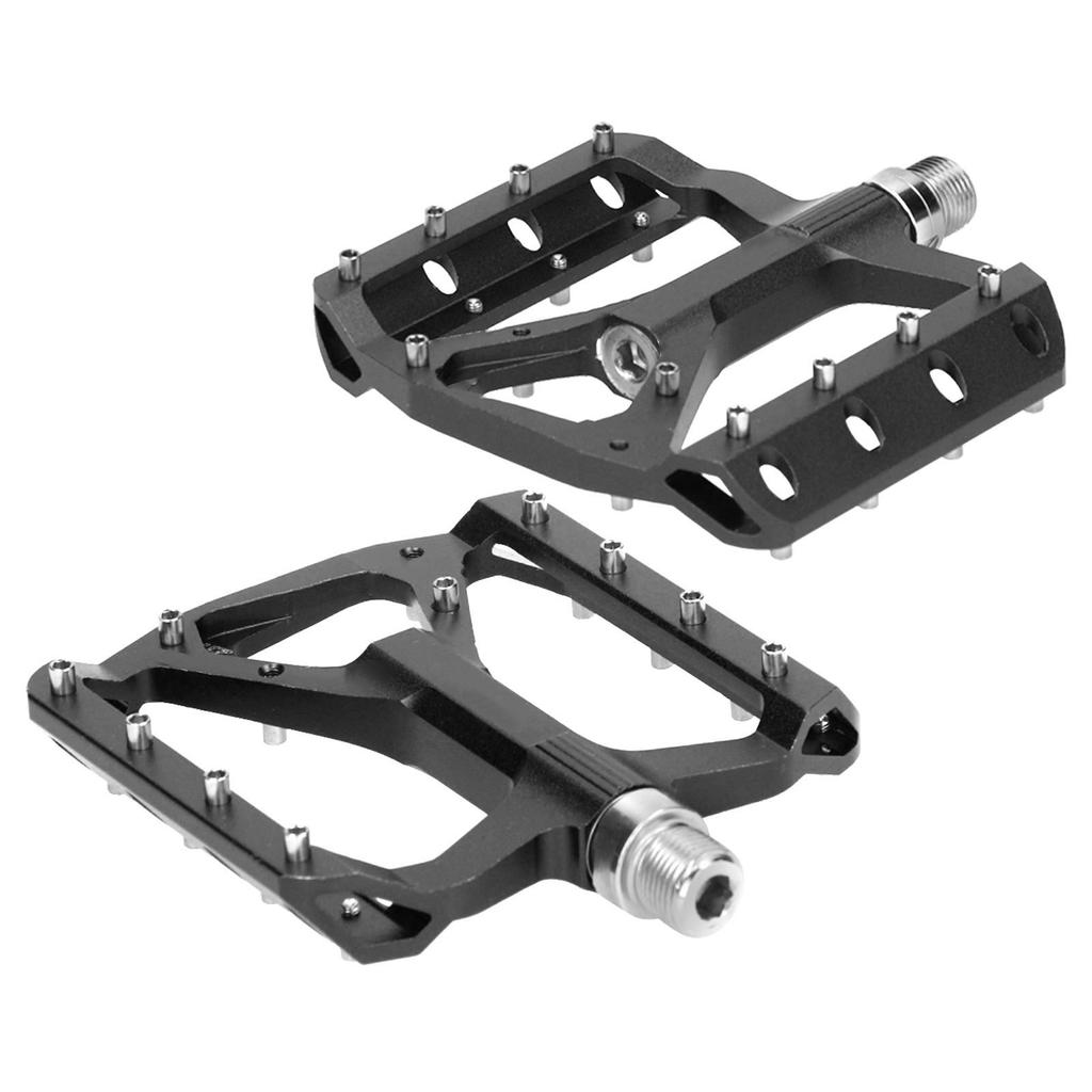 JT03 Mountain Bike Aluminum Alloy Pedal Non-Slip   Foot Rest Cycling Accessory(Black )