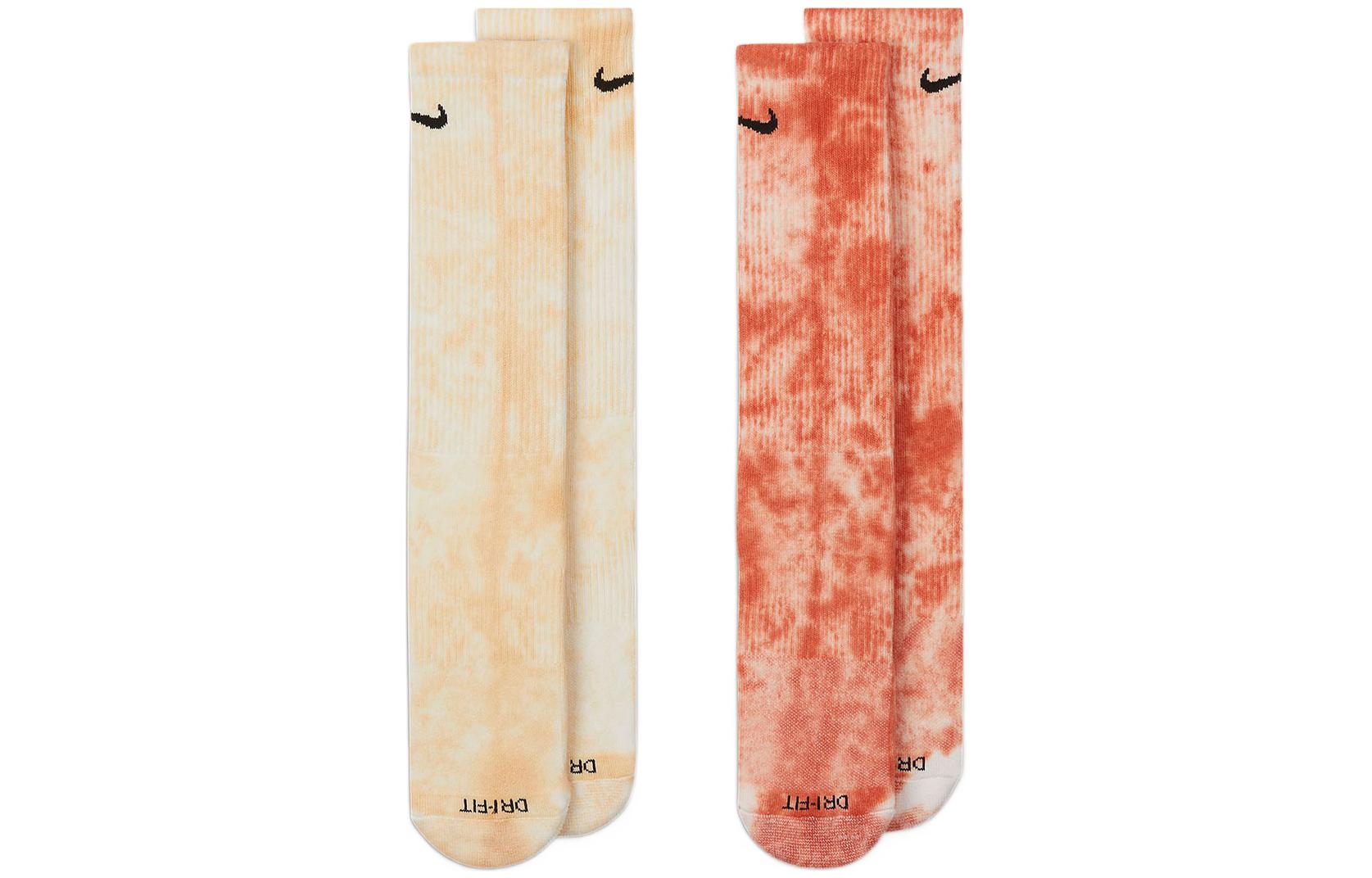 Nike Knee High Socks All Unisex 2 Pack Yellow/Orange DM3407-906 L