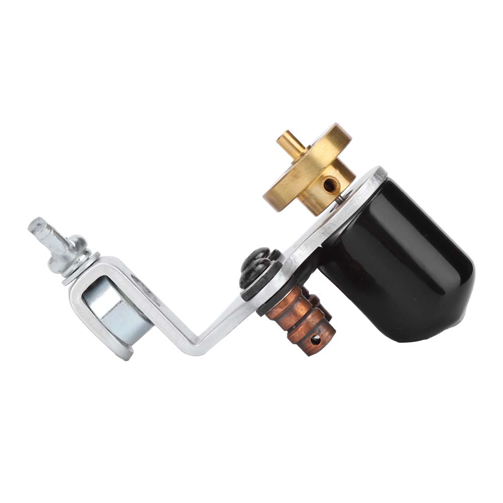 

Роторная тату-машинка для контура и теней из сплава, мощный мотор, пистолет, инструмент для перманентного макияжа, фиолетово-красный серебряный