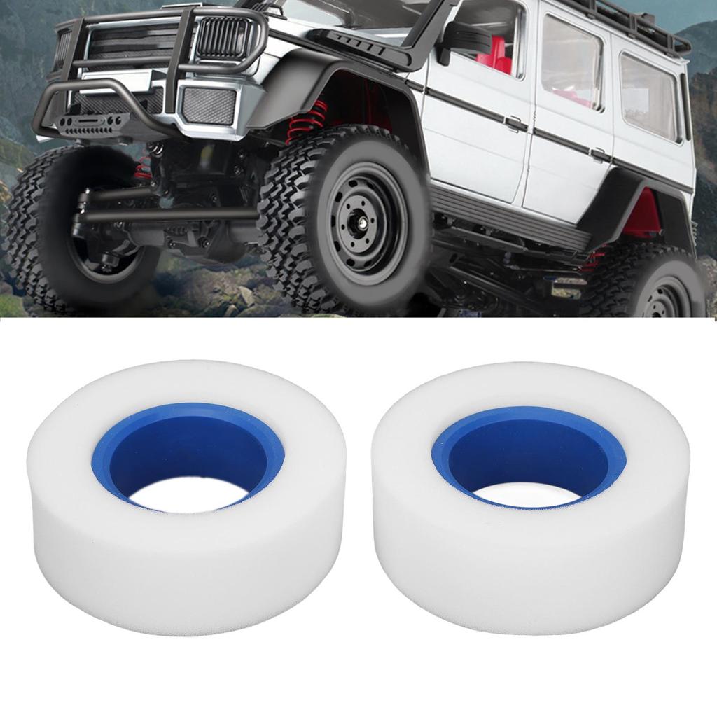 2pcs RC Tire Foam Dual Stage Soft Foam Inserts Replacement Accessory for 2.2 Inch Tires 1Celsius10 1Celsius8 RC Crawler