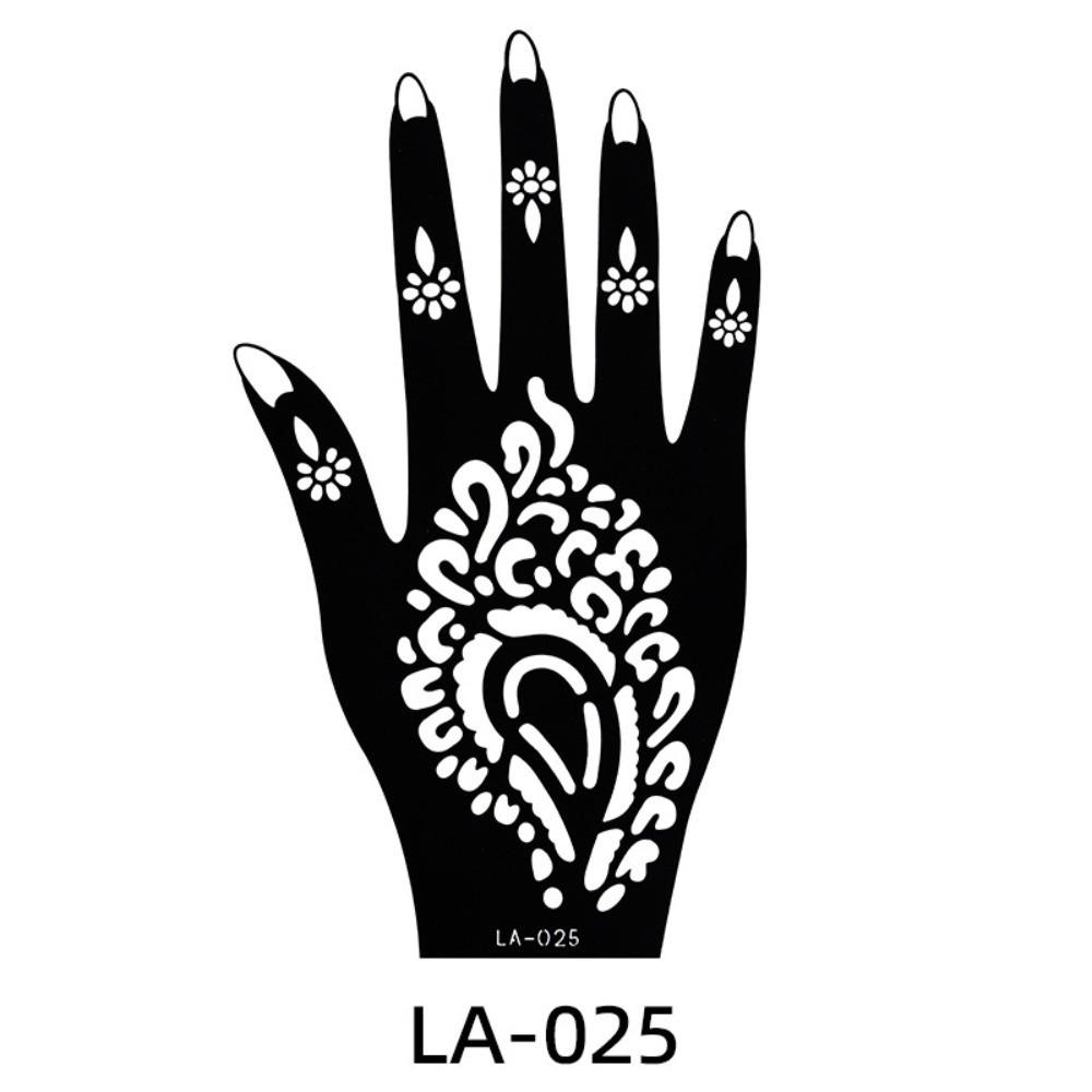 

Hollow Mehndi Tattoo Template India Hand Tattoo Sticker Scorpion Henna Stencil Body Art Style 24