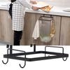 Household Hanging Iron Garbage Bag Rack Stand Bracket Trash Storage Holder Kitchen Accessory
