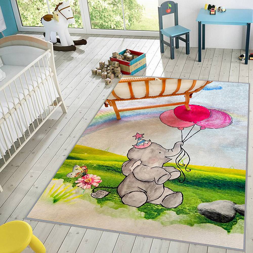 

Mosimoso Home RJ039 Детский ковер с нескользящей подошвой в горошек 80x150 cm
