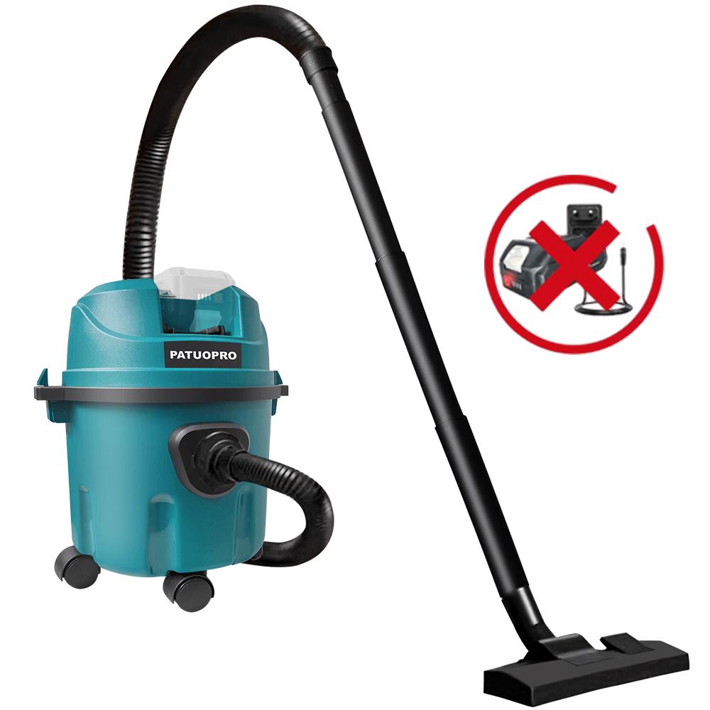 

Пылесос PATUOPRO 10 л аккумуляторный для влажной/сухой уборки, бочковой пылесборник, электроинструменты для уборки дома и автомобиля, для аккумулятора Makita 18 В EU