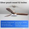 45W Domácnost Inteligentní proměnná frekvence Obývací pokoj Osvětlení elektrického ventilátoru Masivní dřevo Retro Osvětlení ventilátoru pro restaurace Plná specifikace