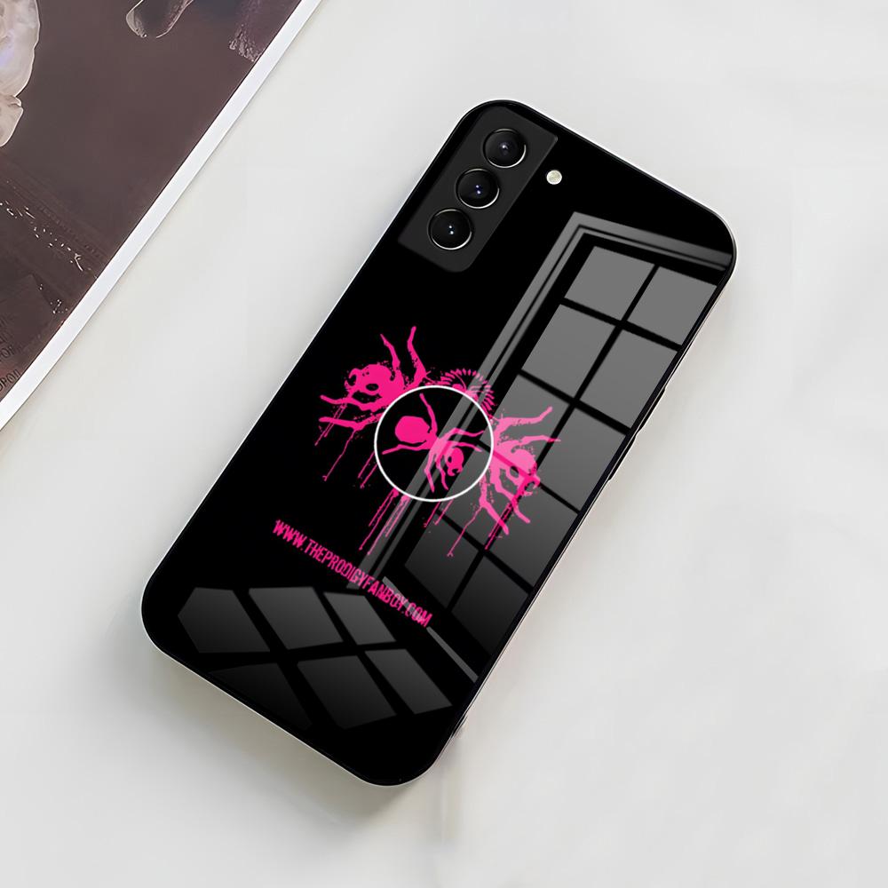 The Prodigy Artist Logo Phone Case For Samsung A56 A36 A26 A16 A15 A25 A35 A55 A14 A34 A24 A54 Glass Case