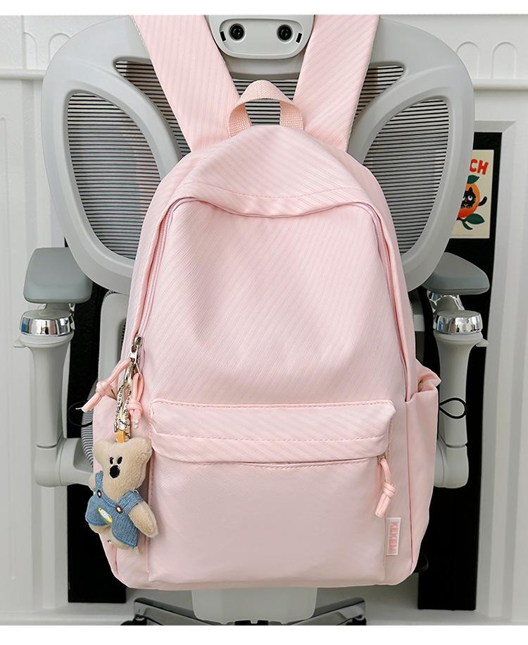 Zaino, zaino di grande capacità per ragazze, studenti delle scuole medie, ragazze, zaino semplice e versatile in stile giapponese per scuole superiori e università