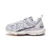 Nb 878 Leather Low-Top Sports Casual Shoes Kids Sneakers Gray White PV878KNS
