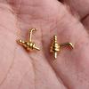 2Pcs 1:12 Dollhouse Mini Alloy Faucet Simulation Water Tap Model Toys