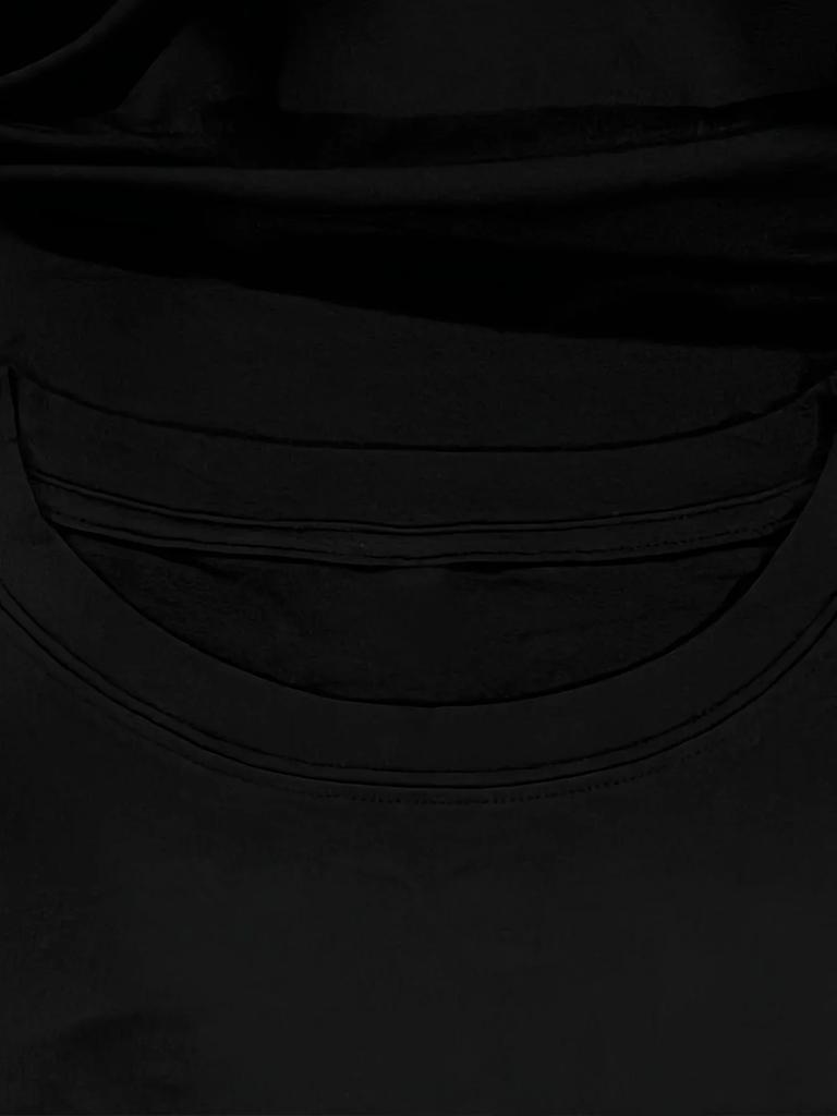 Sparkling Black Bow Print Women T-Shirt Short Sleeve Casual Crew Neck Rhinestone Detail Ideal for All Seasons Women Clothes