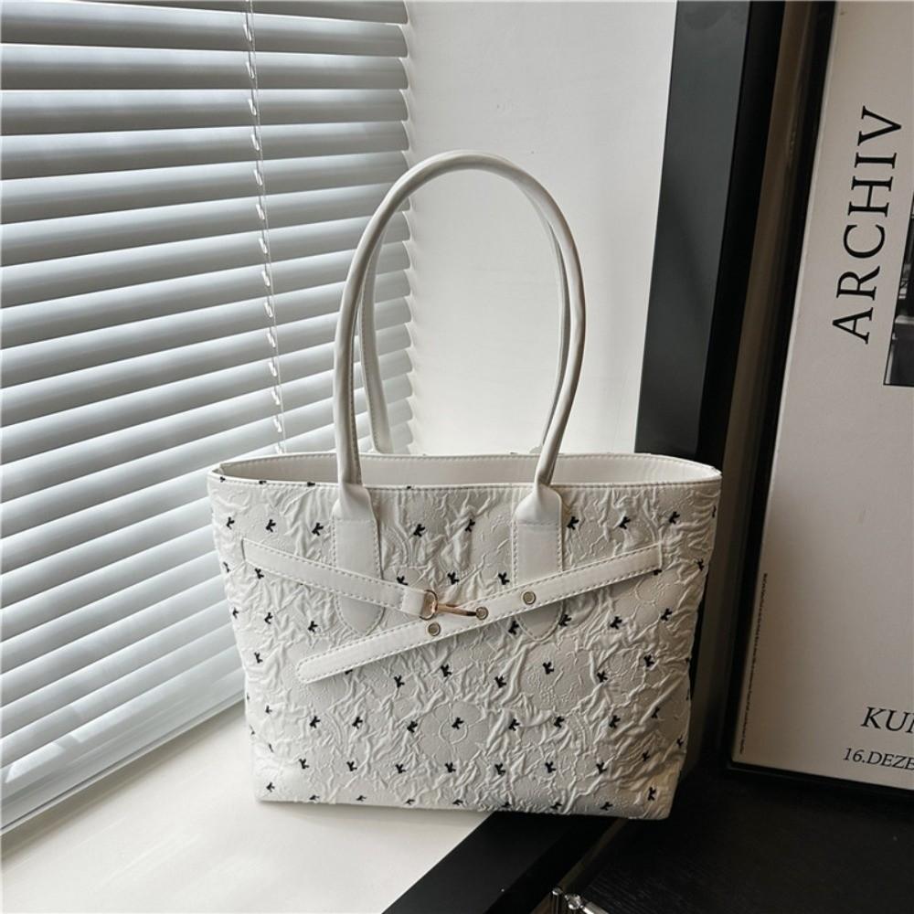 

Стильная сумка через плечо с бантом, универсальная сумка для поездок на работу, корейская женская сумка-тоут, сумка под мышкой белый