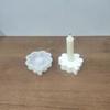 Four Leaf Clovers Candle Holder Silicone Molds Candlesticks Resins Molds DIY Castings Moulds for Candle Holder