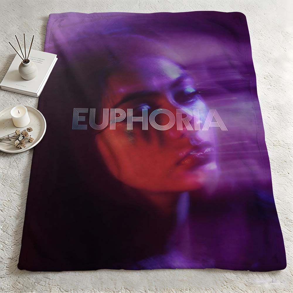 drama EEuphoriaa Throw Warm Soft Flannel Blanket Multiuse for Sofa Bed Camping Travel Nap