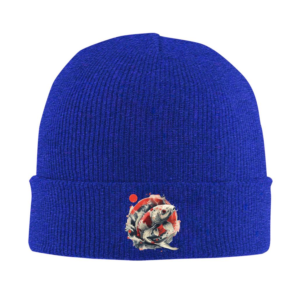Koi Rising Winter Skullies Beanies Hat Warm Autumn Knitted Hats Bonnet Caps for Women Men