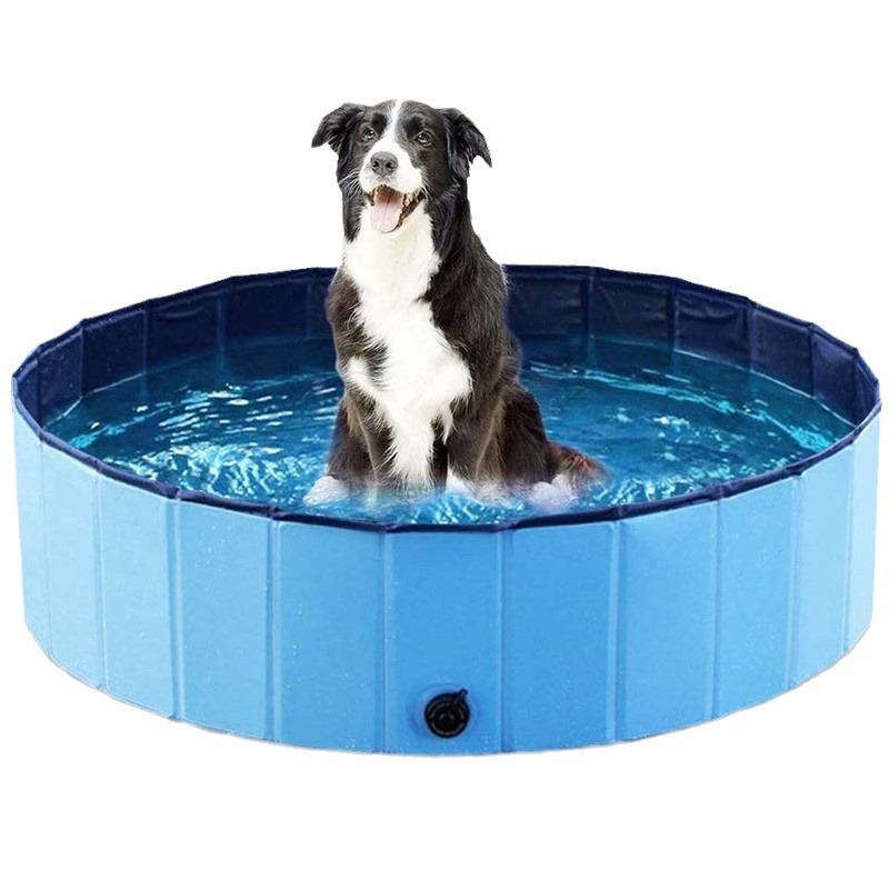 PVC Thickened Foldable Pet Pool: Portable Outdoor Dog Bath Tub
