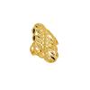 24K Gold Au999 Wheat Ear Open Hollow Ring Women-Premium Pure Gold,3D Clear Wheat Pattern, Easy-To-Wear Open Design For Daily Use