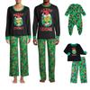 New autumn and winter Christmas parent-child clothing, whole family decoration cartoon characters parent-child family of three four Christmas