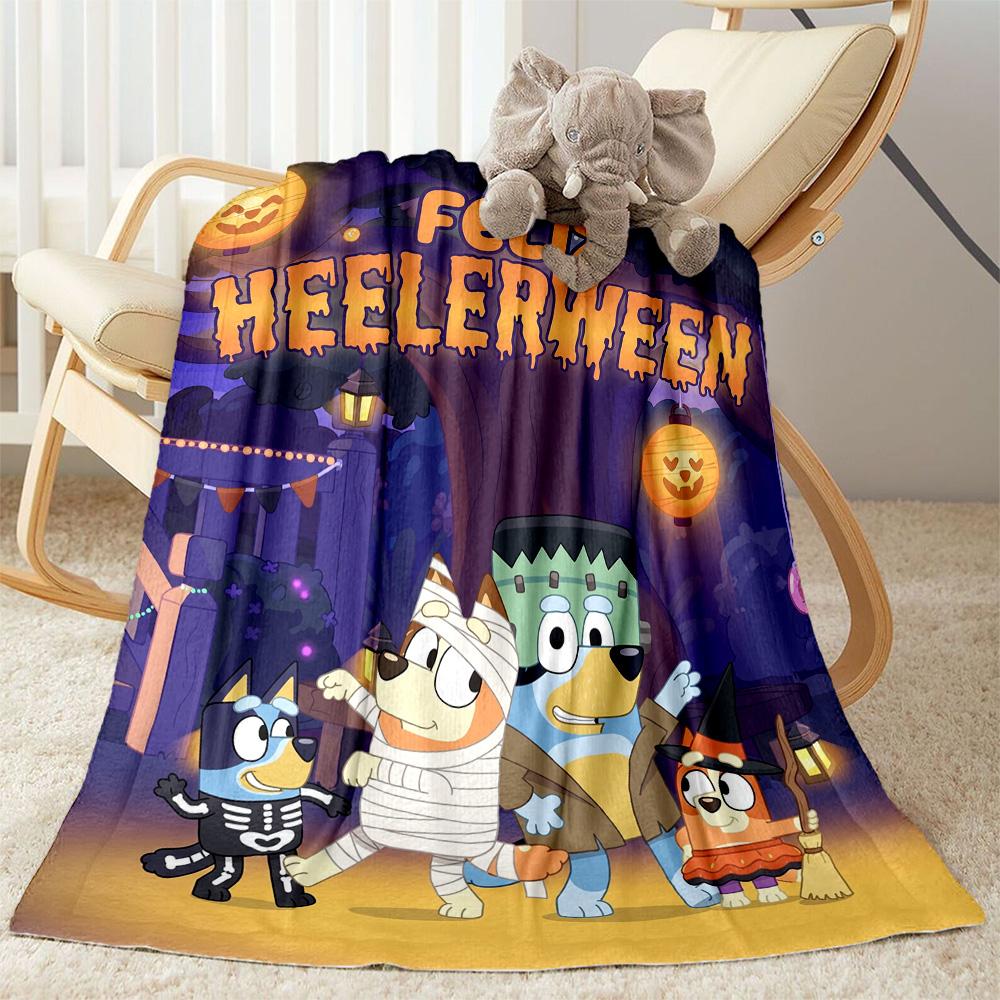 Bluey Bingo Adventure Blanket Ultra-Soft Suitable for Seaside Couch Livingroom for All Occasions Modern Ideal Gift for Friends Family Couples Picnic