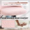 Teddy Fleece Office Chair with Wheels - Light Pink