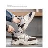 Men High Top Martin Work Boots Casual Fashion Breathable Non Slip Mens Shoes