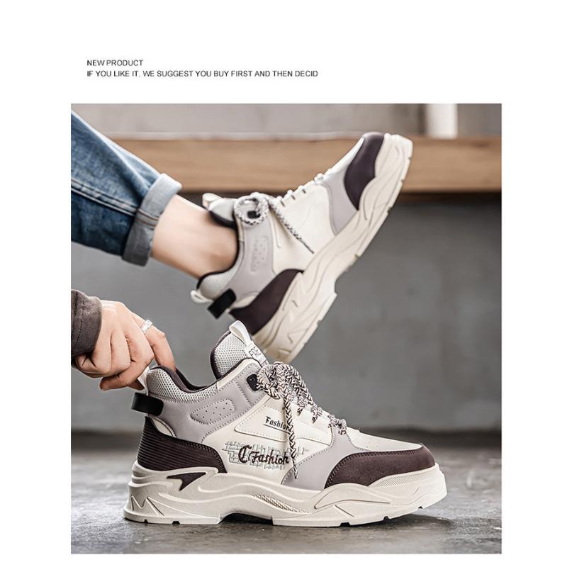 Men High Top Martin Work Boots Casual Fashion Breathable Non Slip Mens Shoes