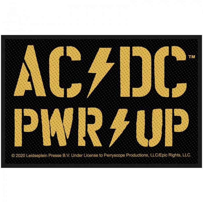 AC/DC PWR-UP Woven Standard Patch