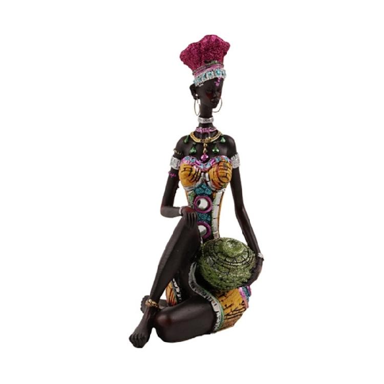 African Woman Figure Statues Woman Figure Girl Tribal Lady Figure Gift Giving