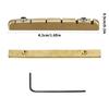 Porca de Latão Ajustável para Guitarra Elétrica com Ajuste de Altura e Sustain Aprimorado com Placa de Base e Chave