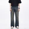 Spring New American Retro High Street Casual Micro-flare Floor Trousers Thick Jeans Trousers