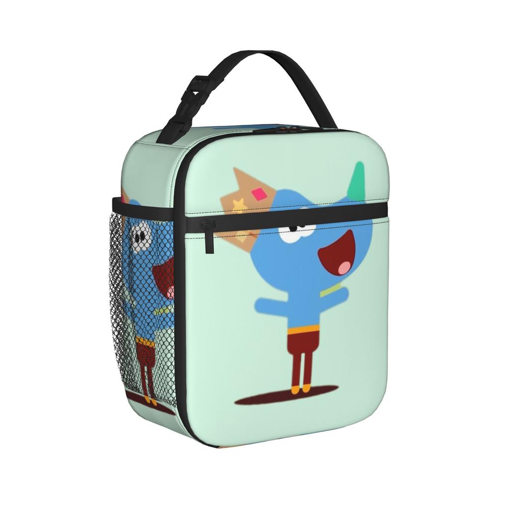 Duggees Cartoon Insulated Lunch Bags for Men Women Food Bag Reusable Thermal Cooler Lunch Boxes For Travel