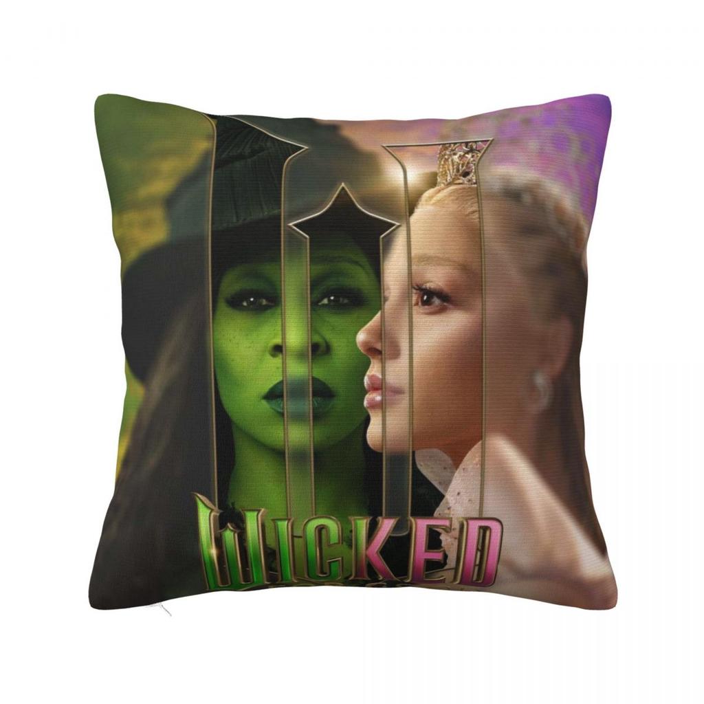 Wicked Musical Glinda Pillow Case Morden Pillow Cover Square Custom DIY Cushion Cover Pillowcases For Sofa Bedroom Home Decor
