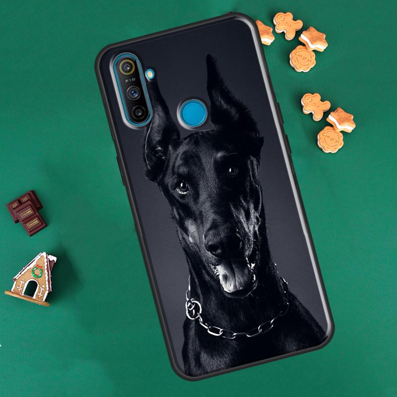 

Собака Доберман для Realme GT Neo 2 7 8 Pro 8i 9i C3 C21, чехол для OnePlus 10 Pro 9 Pro Nord2 8T 9R, чехол OnePlus 10Pro